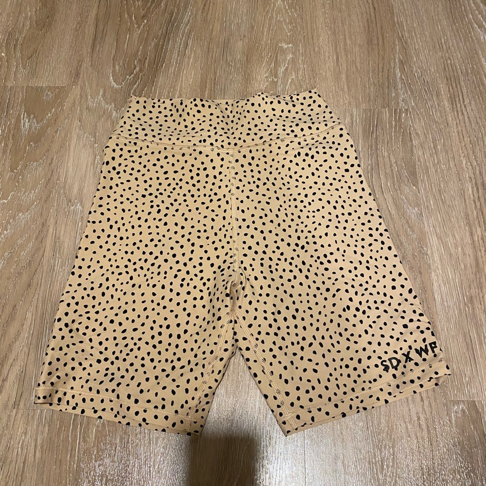 Sarahs Day X White Fox speckle biker shorts
